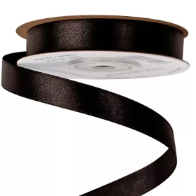 Szatén szalag 12mm x 22.86m - Fekete