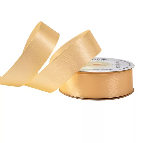 Szatén szalag 25mm x 22.86m - Krém
