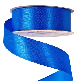 Szatén szalag 25mm x 22.86m - Királykék