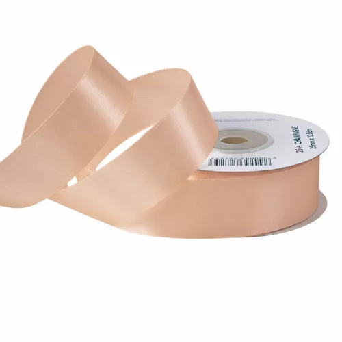 Szatén szalag 25mm x 22.86m - Pezsgő