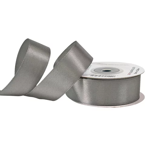 Szatén szalag 25mm x 22.86m - Kékes ezüst