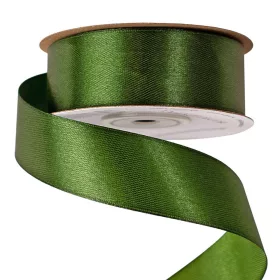 Szatén szalag 25mm x 22.86m - Sötétzöld