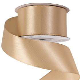 Szatén szalag 38mm x 22.86m - Bézs