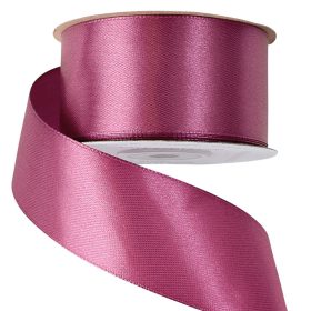Szatén szalag 38mm x 22.86m - Padlizsánlila