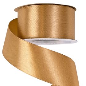 Szatén szalag 38mm x 22.86m - Aranybarna