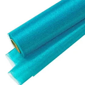 Snow organza 47cm x 10m - Türkizkék
