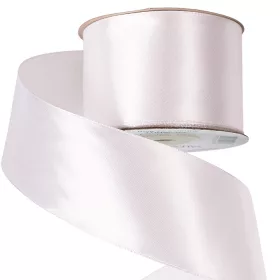 Szatén szalag 50mm x 22.86m - Fehér