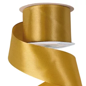 Szatén szalag 50mm x 22.86m - Arany