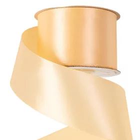 Szatén szalag 50mm x 22.86m - Krém