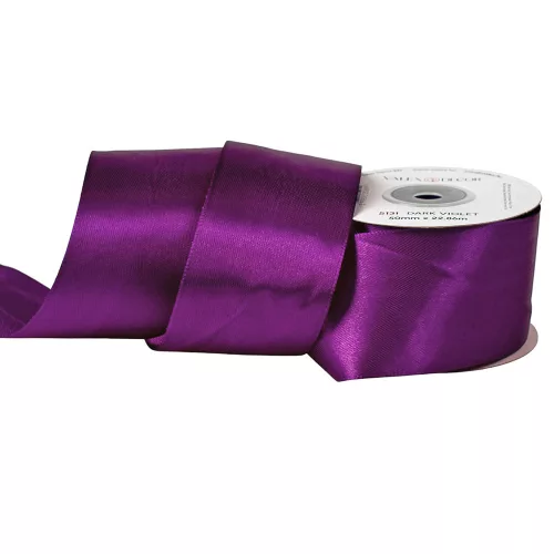 Szatén szalag 50mm x 22.86m - Sötét ibolya
