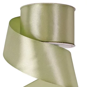 Szatén szalag 50mm x 22.86m - Vintage zöld