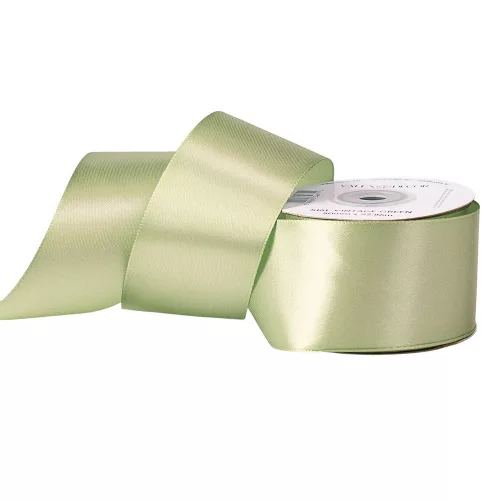 Szatén szalag 50mm x 22.86m - Vintage zöld