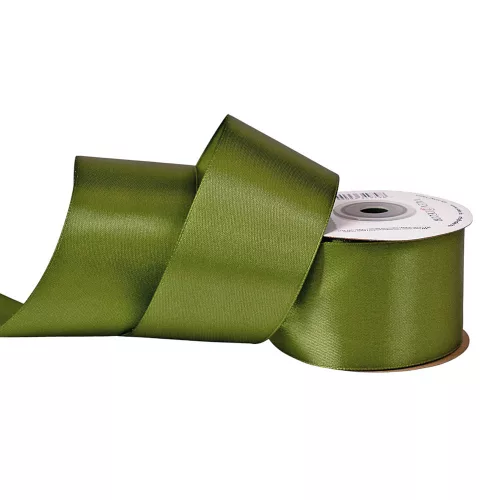Szatén szalag 50mm x 22.86m - Mohazöld