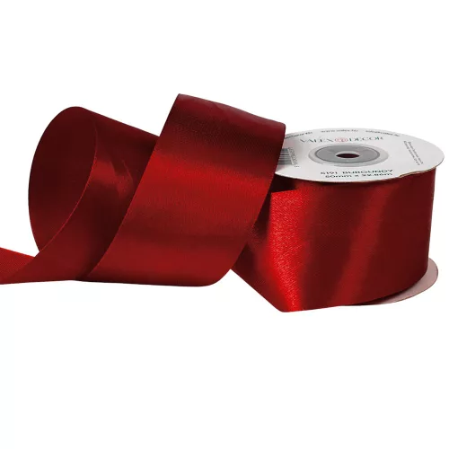 Szatén szalag 50mm x 22.86m - Bordó