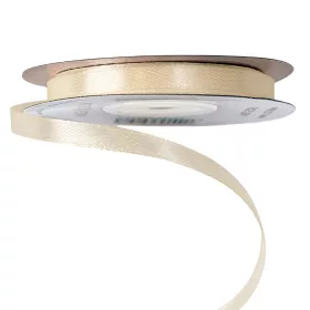 Szatén szalag 6mm x 22.86m - Ekrü
