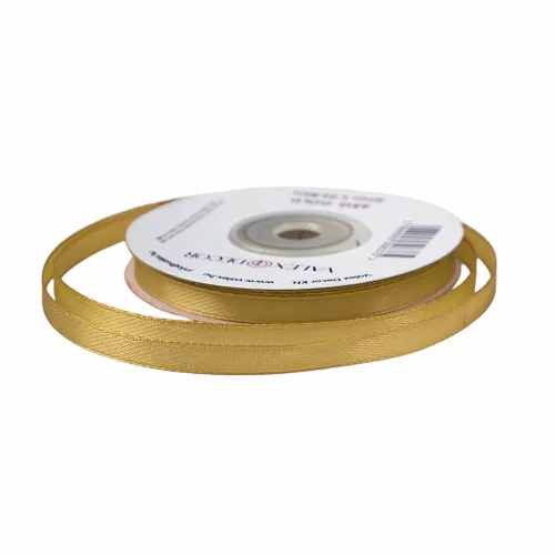 Szatén szalag 6mm x 22.86m - Arany