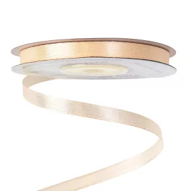 Szatén szalag 6mm x 22.86m - Krém