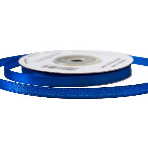Szatén szalag 6mm x 22.86m - Királykék