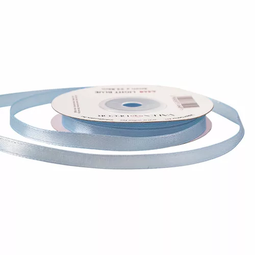 Szatén szalag 6mm x 22.86m - Világoskék