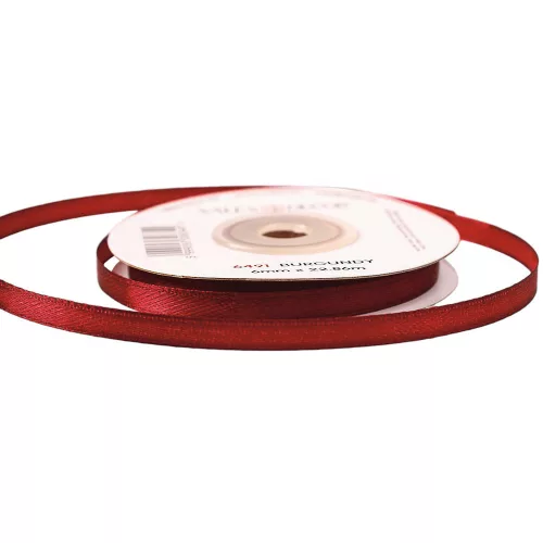 Szatén szalag 6mm x 22.86m - Bordó