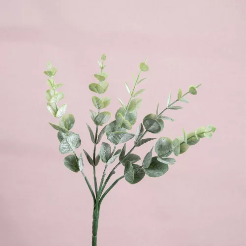 Eukaliptusz műnövény, 27cm magas, 12cm széles - Zöld