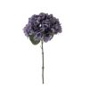 Hortenzia selyemvirág szál, 35cm magas - Sötétlila