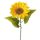 Napraforgó selyemvirág szál, magasság: 37cm - Sárga