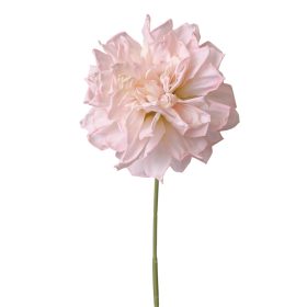   Dália selyemvirág szál, 28.5cm magas - Világos rózsaszín