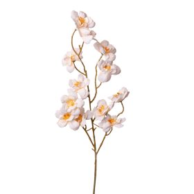 Barackvirág selyemvirág ág, 84cm - Pezsgő