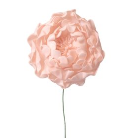 Peonia selyemvirág szál, 26cm - Pezsgő