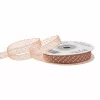 Pöttyös organza szalag 10mm x 20m - Bézs