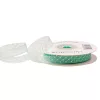 Pöttyös organza szalag 10mm x 20m - Türkiz
