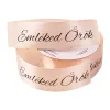 "Emléked Örök" feliratos szatén gyász szalag 30mm x 20m - Pezsgő
