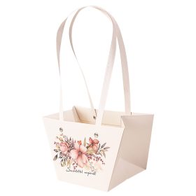   10db."Szeretettel anyának" feliratos virág táska 20(h) x 12(sz) x 12(m) cm