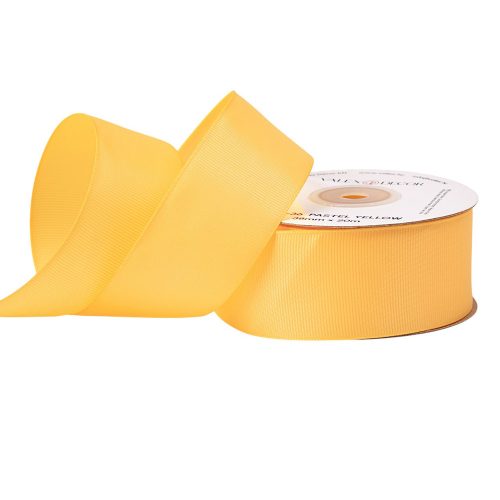Ripsz szalag 38mm x 20m - Pasztell sárga