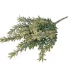 Dekor bokor, 7 ágú, 40cm magas - Sötétzöld