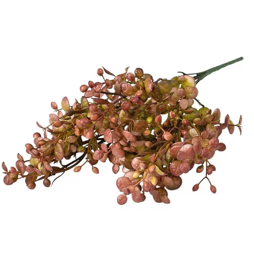 Dekor bokor, 40cm magas - Barnás zöld