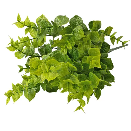 Eukaliptusz csokor, 5 ágú, 37cm magas - Világoszöld