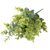 Eukaliptusz csokor, 5 ágú, 37cm magas - Zöld / Világoszöld