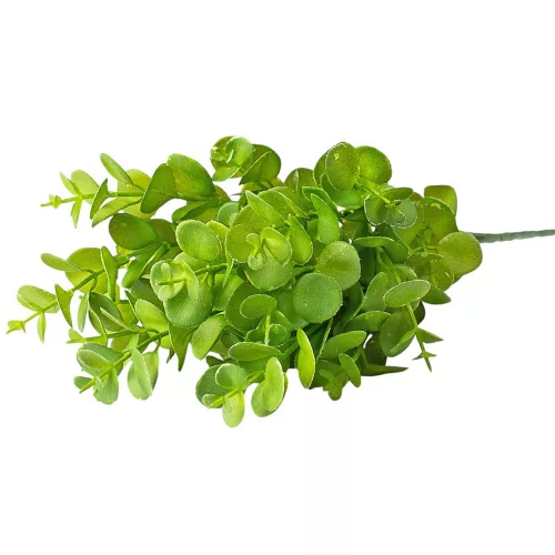Eukaliptusz csokor, 5 ágú, 37cm magas - Világoszöld