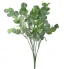 Eukaliptusz csokor, 7 ágú, 34cm magas - Sötétzöld