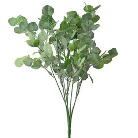 Eukaliptusz csokor, 7 ágú, 34cm magas - Sötétzöld