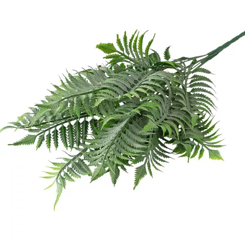 Páfrány csokor 7 ágú, 41 cm magas - Sötétzöld