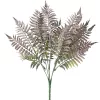 Páfrány csokor 7 ágú, 41 cm magas - Zöld / Lila
