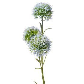 Dekorációs műnövény szál, 46cm magas - Kék