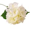 Hortenzia selyemvirág szál, 60cm magas - Krém
