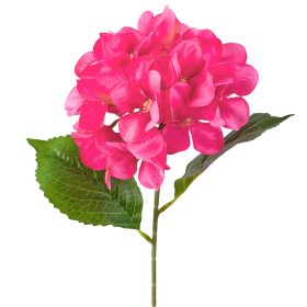 Hortenzia selyemvirág szál, 60cm magas - Ciklámen