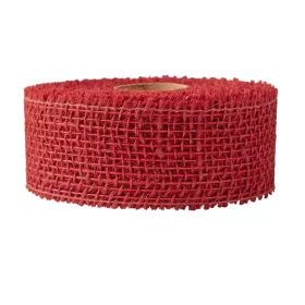 Juta szalag 5cm x 9m - Bordó