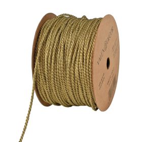 Dekor zsinór 2mm x 25m - Metál arany