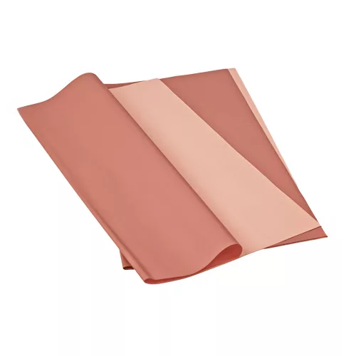 Kétszínű fólia ív 58cm x 58cm, 20db - Mályva / Púder rózsaszín